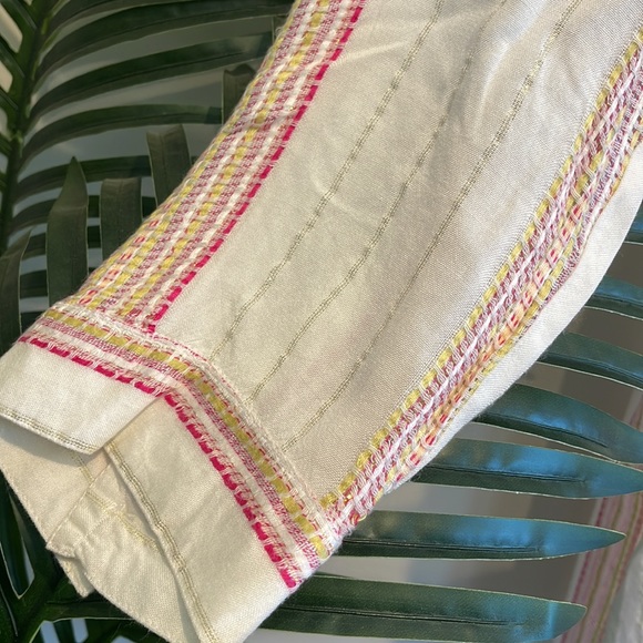 Elan Beach Shirt multicolor thread with sparkle Size M - Picture 4 of 8